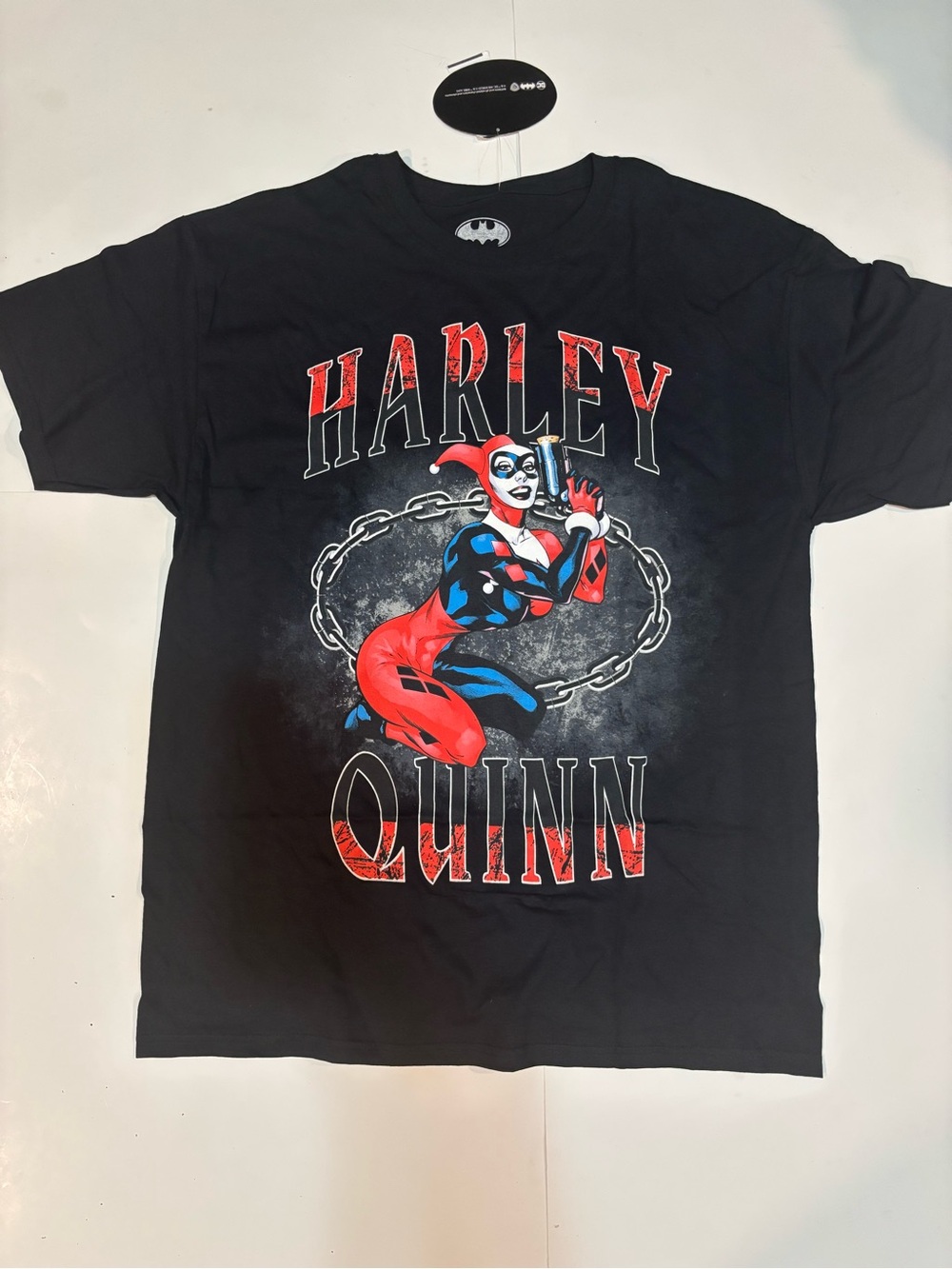 DC Comics Harley Quinn Graphic Tee Men’s Official Batman Tee/ Sizes Vary/ Black
